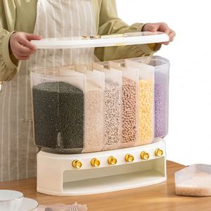 Conteneur alimentaire en plastique PP écologique simple de 20 kg, compatible lave-vaisselle, avec couvercle à clipser, grande capacité, boîte de rangement pour la cuisine - Product Image 1