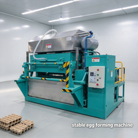 Machine compacte manuelle pour la fabrication de barquettes à œufs pour espaces restreints, avec production flexible et formage fiable