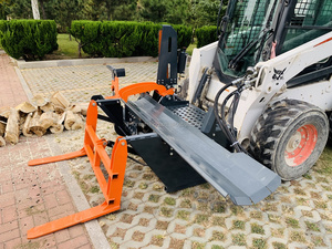 Attachement hydraulique de la fendeuse à bois RSW400 pour les composants de noyau de roulement de pompe de tracteur/excavatrice diamètre maximum de 400mm force de 14 tonnes - Product Image 6