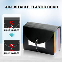 Carpeta de Archivos Expandible Multiusos Tamaño A4 para Producción en Masa, Carpeta de Archivos Tipo Acordeón Personalizada, Accesorios Creativos de Oficina, Carpeta de Archivos de Plástico
