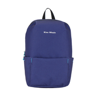 Sac à dos carré classique léger de 10 L, ergonomique et rembourré, sac d'école de couleur unie, sac à dos décontracté pour étudiants unisexes