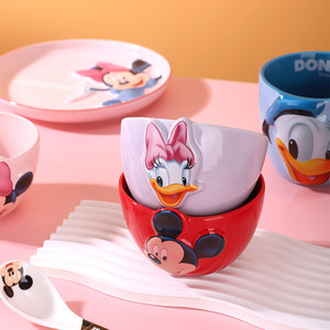 Juego <span class=keywords><strong>de</strong></span> Vajilla Infantil <span class=keywords><strong>de</strong></span> Porcelana con Diseño 3D en Relieve <span class=keywords><strong>de</strong></span> Mickey y Minnie, Caja <span class=keywords><strong>de</strong></span> Regalo <span class=keywords><strong>de</strong></span> 5 Piezas, Tazón, Taza, Plato y <span class=keywords><strong>Cubiertos</strong></span> para Niños - Product Image 4