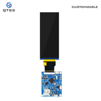 Modul Layar LCD TFT IPS Vertikal Persegi Panjang QTSS 3.99 Inci 400*960 ST7701S SPI RGB dengan Panel Sentuh CTP