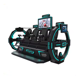 Silla Deportiva VR 9D Directo de Fábrica, 4 Asientos, Multijugador, Cinimax, Material de Aluminio y Acero, para Centros Comerciales, Aventura Interior - Product Image 1