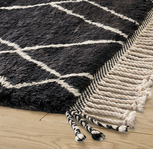 Handmade Wool Hand Knotted Moroccan Carpet Traditional Berber Area Rug Custom Size Living Room Bedroom Hotel Villa - Product Image 4