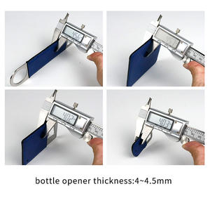 Laserable לוגו אישי פותחן בקבוק הרכבת חריטה מותאם אישית lasercette פותחן בירה עם כיסוי עור פו - Product Image 4