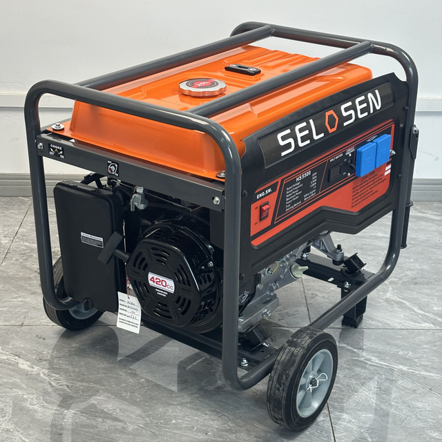 SELOSEN Power Equipment 9kw 9va 9000 Electric Start Tri Fuel Home Backup Portable Open Frame Gasoline LPG LNG Inverter Generator