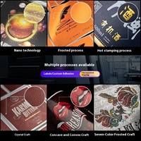 Autocollants en papier verni brillant décoratifs vintage DIY, découpés sur mesure, forme personnalisée, lot de 5, décoration de vacances - Tampon