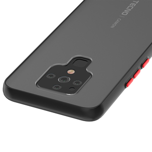 Custodia per telefono <span class=keywords><strong>Tecno</strong></span> <span class=keywords><strong>Camon</strong></span> 40 sottile antiurto con cover posteriore in PC micro-opaco traslucido a colori a contrasto e bordo morbido in TPU - Prezzo di fabbrica - Product Image 3