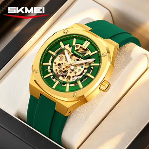 Wholesale High Quality New Design <b>Mechanical</b> <b>Watches</b> OEM Customize Logo Waterproof Silicone Gel Strap Luxury <b>Men</b> Automatic <b>Watch</b> - Product Image 1