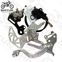Ensemble de frein à main à double étrier usiné CNC de précision, pièces de mise à niveau hydraulique compatibles Talaria XXX MX3 MX4 Ultra Bee