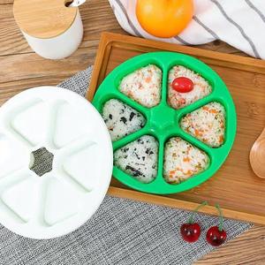 Molde Ecológico para Onigiri, Prensa Triangular para Bolas de Arroz y Sushi, Kit de Herramientas de Cocina con Accesorios para Bento W24-102 - Product Image 4
