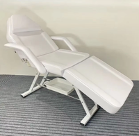 Table de massage multifonctionnelle, fauteuil facial pliable et réglable, lit de beauté pour spa et salon, lit/chaise de beauté pour tatouage et extensions de cils avec tabouret
