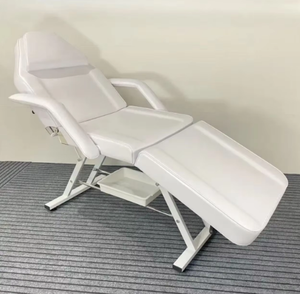 Multi-function Massage Bed Facial Chair Folding <b>Adjustable</b> Spa Salon Beauty Bed Tattoo Eyelash Beauty Bed/Chair With <b>Stool</b> - Product Image 2