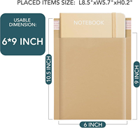 Nouveauté : Enveloppes à bulles en papier kraft écologiques, pochettes d'emballage rembourrées avec épaisseur personnalisée pour l'expédition express