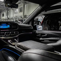 Pour Mercedes V-Class Vito : Boîte d'accoudoir indépendante modifiée avec réfrigérateur et chargeur sans fil – Accessoires de luxe pour une mise à niveau supérieure