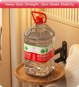 <span class=keywords><strong>Tavolo</strong></span> Pieghevole da Parete in Acciaio Inox con Ripiano Retrattile, Design Compatto Rotondo per Soggiorno - Product Image 5