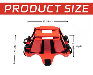 Appareil d'urgence médicale X-ray CT Ambulance civière NBR <span class=keywords><strong>Spinal</strong></span> Board Head Immobilizer Lock Water Safety Product JIE YUAN - Product Image 6