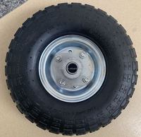 Roues de 10 pouces 3.50-4 pneus anti-crevaison 254x74mm roue de remplacement pour brouette de restaurant