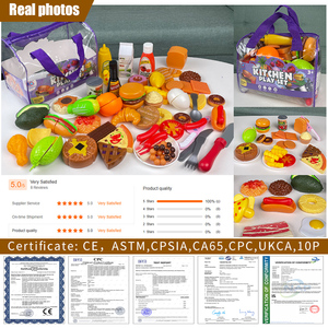 Fingere di giocare in età prescolare bambini in miniatura taglio cibo Set <span class=keywords><strong>cucina</strong></span> <span class=keywords><strong>e</strong></span> cibo giocattoli per ragazze - Product Image 5