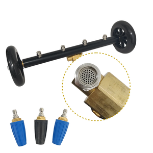 Profession elle Unterboden-Reinigungs pistole, Hochdruck-Auto wasch stab mit drehbarer Rolle und 90 °-Düse für LKW-SUV-Fahrzeuge - Product Image 2