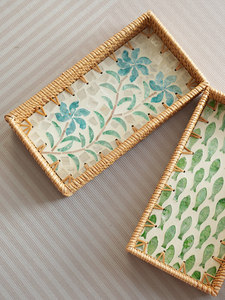 <span class=keywords><strong>Panier</strong></span> de rangement en rotin fait main de style sud-est asiatique et plateau à bonbons pour le stockage de fruits, de collations, de desserts et de bonbons - Product Image 5