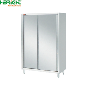 Professional Catering Maker Four-Door <b>Cupboard</b> 304 Stainless Steel Thickened Cabinet <b>Storage</b> for Hotel Restaurant - Product Image 3