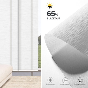 Di alta qualità 100% oscuramento regolabile scorrevole bacchetta di controllo verticale pannello binario tapparelle per Patio - Product Image 5