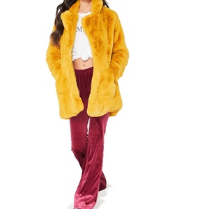 Women's Loose-Fitting Collared Fur-<b>Lined</b> <b>Coat</b> Fashion - Product Image 5