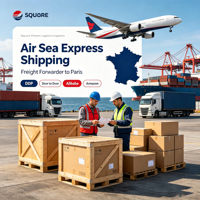 Transitaire Alibaba Amazon vers la France Paris DDP Service de logistique express aérien et maritime porte-à-porte