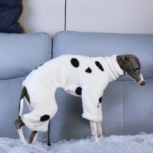 Pijama de Forro Polar Suave y Cálido de Poliéster con Cuello Alto y Cuatro Patas para Perros, Ropa de Interior para Whippet y <span class=keywords><strong>Galgo</strong></span> Italiano - Product Image 2