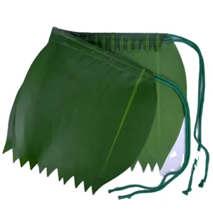 Factory Supplier HS00008A Artificial Silk Ti Leaf Adult Skirt Women Wear Party Decoration Hawaii Hula Girl Short Dresses