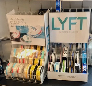 Tùy chỉnh nước trái cây nicotin Túi snus truy cập hàng đầu Acrylic Pop hiển thị giá đứng cho E thuốc lá nicotiana thuốc lá cig khói cửa hàng - Product Image 5