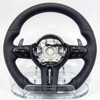 Volant en cuir pleine fleur en forme de D personnalisé en gros pour BMW F10 F20 F30 F32 F80 F82 M3 M4 M5 M6 E90 X5 X6