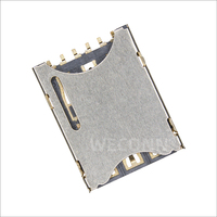 WECONN WL-SIM150-097 6PIN+0 H=1,20mm Push-Pull Nano-SIM-Karten-Anschlussbuchse Anpassbarer Batterieanschluss