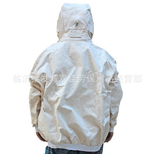 Canvas Dustproof Work Suit Zipper Version Thickened Wear Resistant For <b>Sandblasting</b> And Painting Protection - Product Image 3