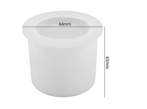 Molde de silicona para velas con rayas redondas Early Riser, portavelas, maceta de cemento y yeso, tarro para velas, molduras decorativas para el hogar - Product Image 2