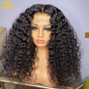 Curly Lace Wig 150% Density Lace Front Wig,soft 100% Brazilian Virgin Hair Short Bob Wig with Baby Hair Long KBL Cheap Brazilian
