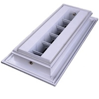 Diffuseur de ventilation de conduit d'air CVC, diffuseur de plafond, grille de ventilation, diffuseur à tambour