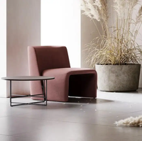 Moderne Simple Personnalisé Tissu Hôtel Simple Chaise De Loisirs Maison Salon Dossier Canapé Chaise Showroom Lounge Soft Fauteuil