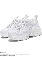 Sneakers blanches à lacets épaisses de luxe, cuir véritable, respirant, maille, plateforme rembourrée, décontractées, marche estivale, confort