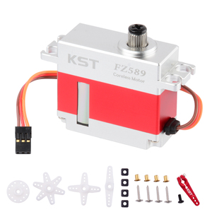 Motor Mini Coreless HV de Aleación de Aluminio con Engranajes Metálicos KST FZ589 8Kgf.cm 0.10sec DC7.4V 45 de Recorrido para Helicópteros RC - ¡Oferta Especial! - Product Image 6