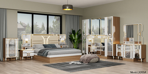 Meubles De Chambre a Coucher <strong>Complet</strong> <strong>Bed</strong> <strong>Set</strong> Luxury Designer King House Bedroom Furniture <strong>Set</strong> Wood Full Modern Furniture <strong>Set</strong> - Product Image 5