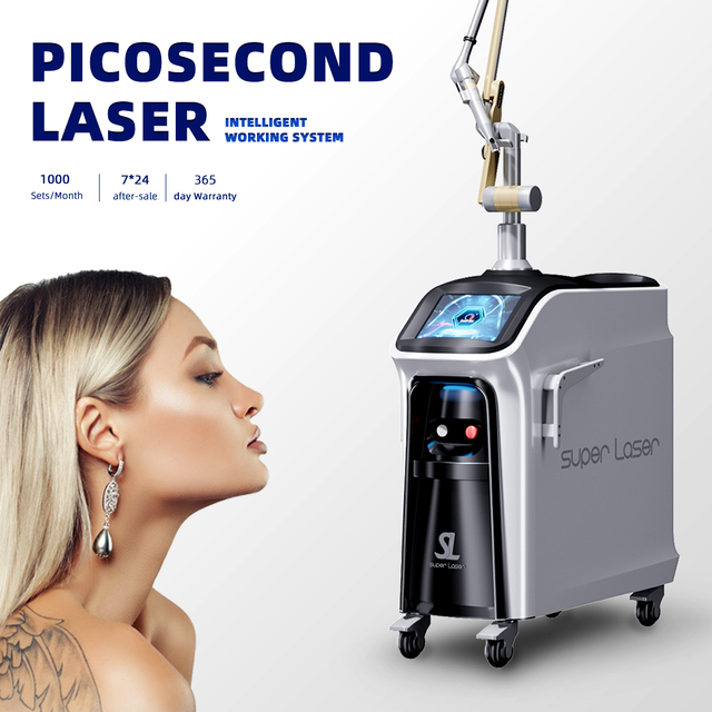 2025 Standing Q Switch Nd Yag & Picosecond Laser Machine Tattoo Removal 532nm 755nm 1064nm 1320nm Pico Lasers Attractive Price