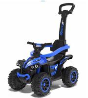 Cadeau promotionnel : Jouet pour enfants, poussette trotteur avec barre de poussée, voiture porteur 3 en 1 de luxe avec klaxon et musique