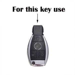 Housse de clé de voiture en cuir TPU pour <span class=keywords><strong>Mercedes</strong></span> Benz CLS/CLA/GL/SLK//A/B/C/S-Class <span class=keywords><strong>Protection</strong></span> des clés - Product Image 2