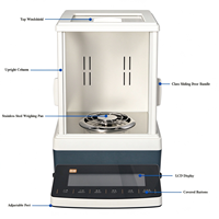 Balance de précision semi-micro à double capacité 220g/51g 0,1mg/0,01mg, calibration externe, balance analytique de laboratoire
