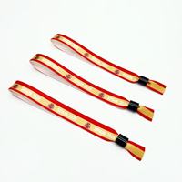 Bracelets promotionnels en polyester imprimé par transfert thermique, imitation antique, imperméables, imprimables, en gros