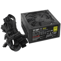 Alimentation PC ATX 850W entièrement modulaire 80PLUS Gold, stable pour serveur, OEM, sur mesure, vente en gros directe d'usine, stock disponible