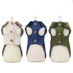 British Style Classic Luxury Polyester Eco-friendly Dog Coats & Jackets Wholesale - Product Image 2